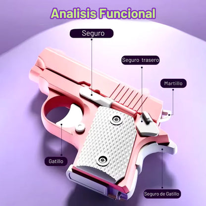 Mini Pistola de Juguete Antiestrés